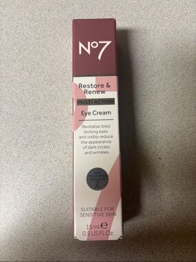 BNIB No7 Restore & Renew Multi-Action Eye Cream